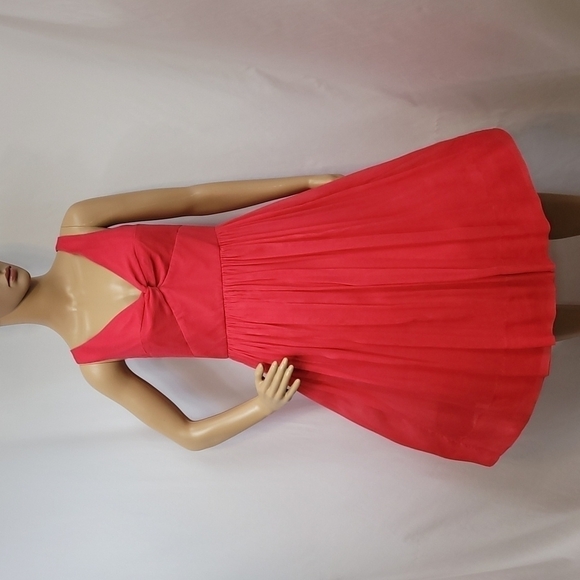 J Crew Smoked pink Sleeveless V Knot neck - Picture 1 of 17